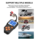 Konnwei Ψηφιακός Ελεγκτής Μπαταριών Auto/Moto με Κροκοδειλάκια 6V/12V KW650 - Image 4