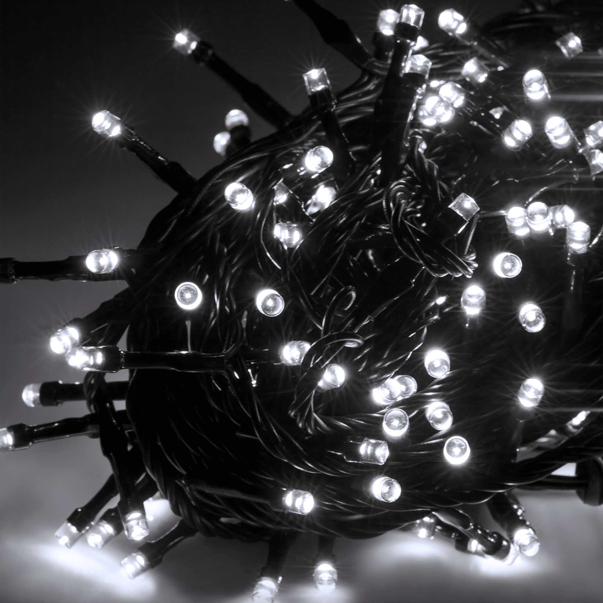 Rebel Λαμπάκια Γιρλάντα 100 LED Ψυχρό Λευκό Φως Εξωτερικού Χώρου με 8 Λειτουργίες Φωτισμού 10m ZAR0478
