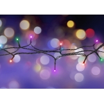 Nordic Home Χριστουγεννιάτικα Λαμπάκια γιρλάντα 40 LED πολύχρωμα με μαύρο καλώδιο 5m LGT-108 - Image 3