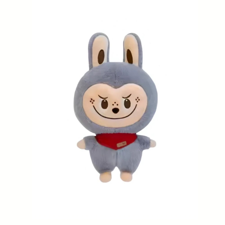 Λούτρινο 60 εκ. εμπνευσμένο από Lovely Labubu Monster Γκρι