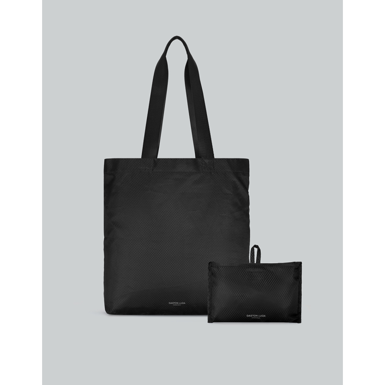 Gaston Luga Τσάντα Lightweight Packable Tote Bag - Black LWPTTBK