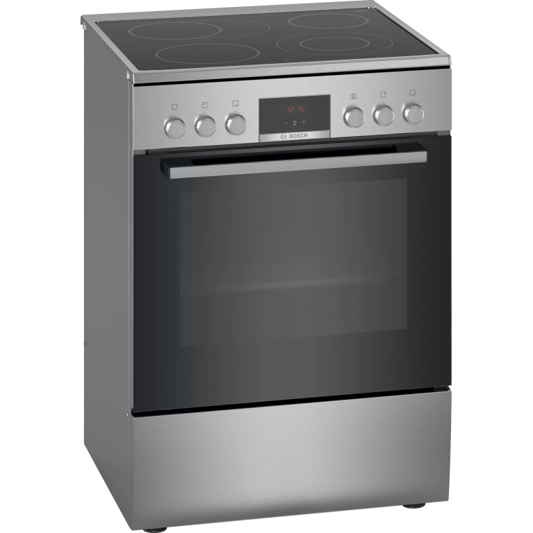 Bosch Κουζίνα 66lt με Κεραμικές Εστίες Π60εκ. Inox HKR39C250