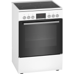 Bosch Κουζίνα 66lt με Κεραμικές Εστίες Π60εκ. Λευκή HKR39C220