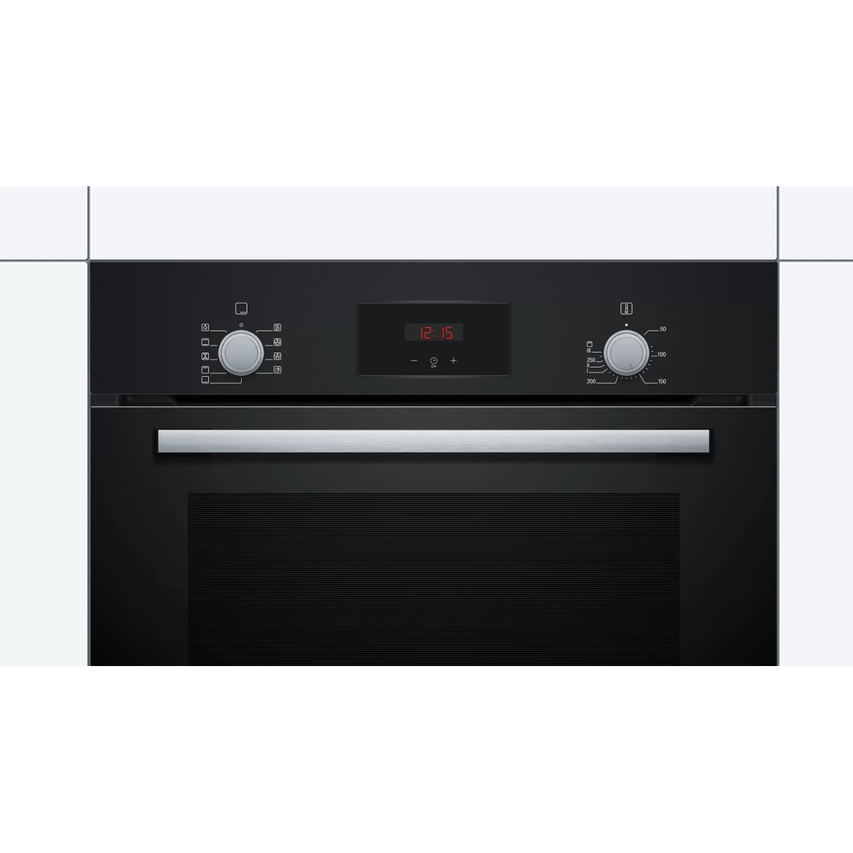 Bosch Φούρνος άνω Πάγκου 66lt χωρίς Εστίες Π59.4εκ. Μαύρος HBF134EB1 - Image 2