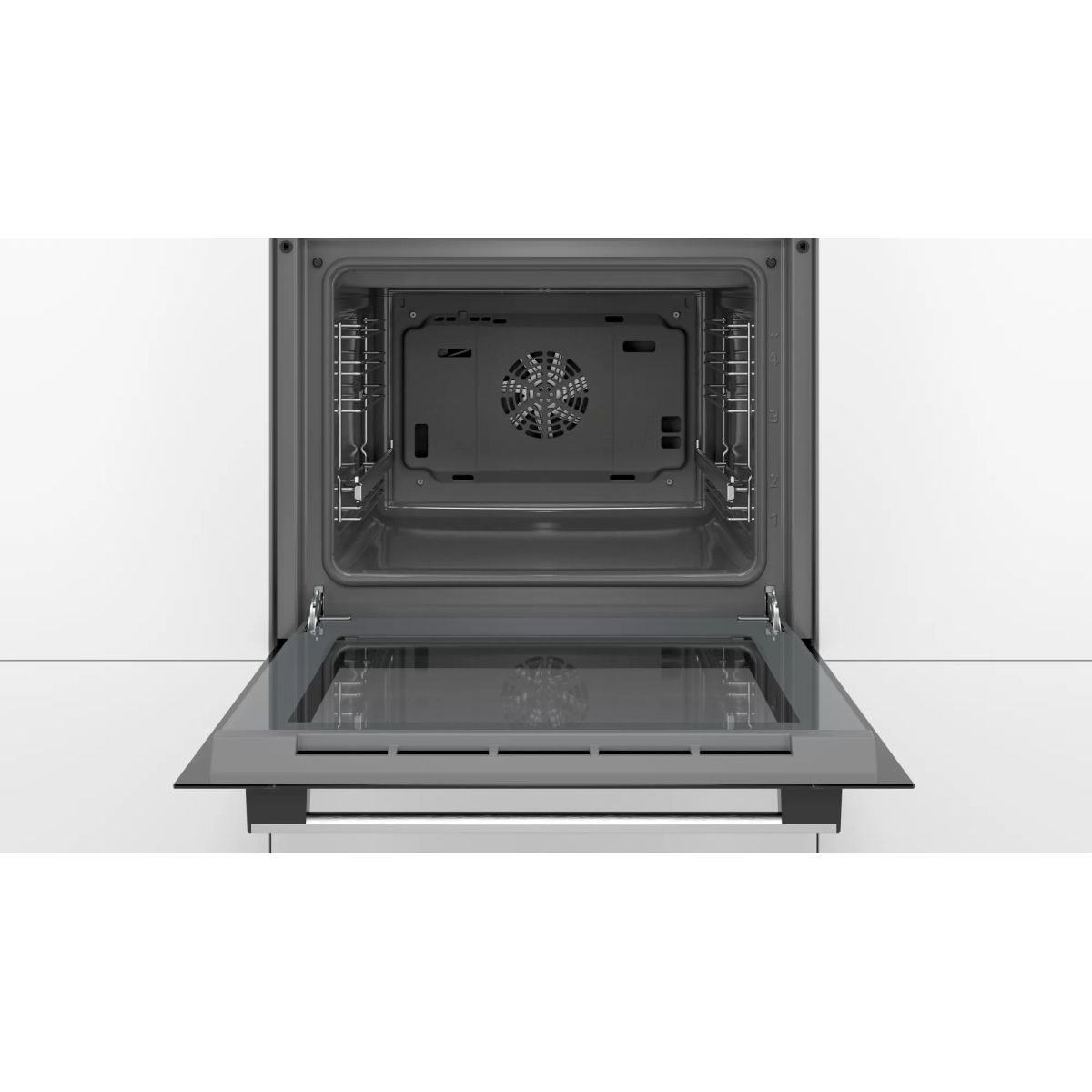 Bosch Φούρνος άνω Πάγκου 66lt χωρίς Εστίες Π59.4εκ. Μαύρος HBF134EB1 - Image 4