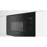 Bosch Εντοιχιζόμενος Φούρνος Μικροκυμάτων 25lt Μαύρος BFL554MB0 - Image 3
