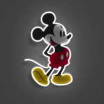 Yellowpop Διακοσμητικό Φωτιστικό Τοίχου LED Neon Disney Mickey Full Body 25.3X38.6cm USB A Cable YPDI-MIC-FBO - Image 2