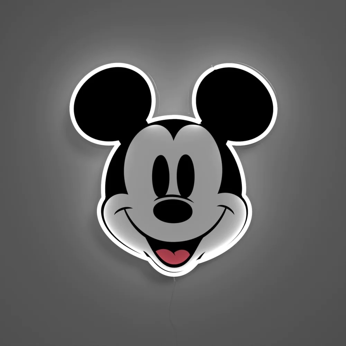 Yellowpop Διακοσμητικό Φωτιστικό Τοίχου LED Neon Disney Mickey Printed Face 25.5X26cm USB A Cable YPDI-PFA-MIC - Image 2