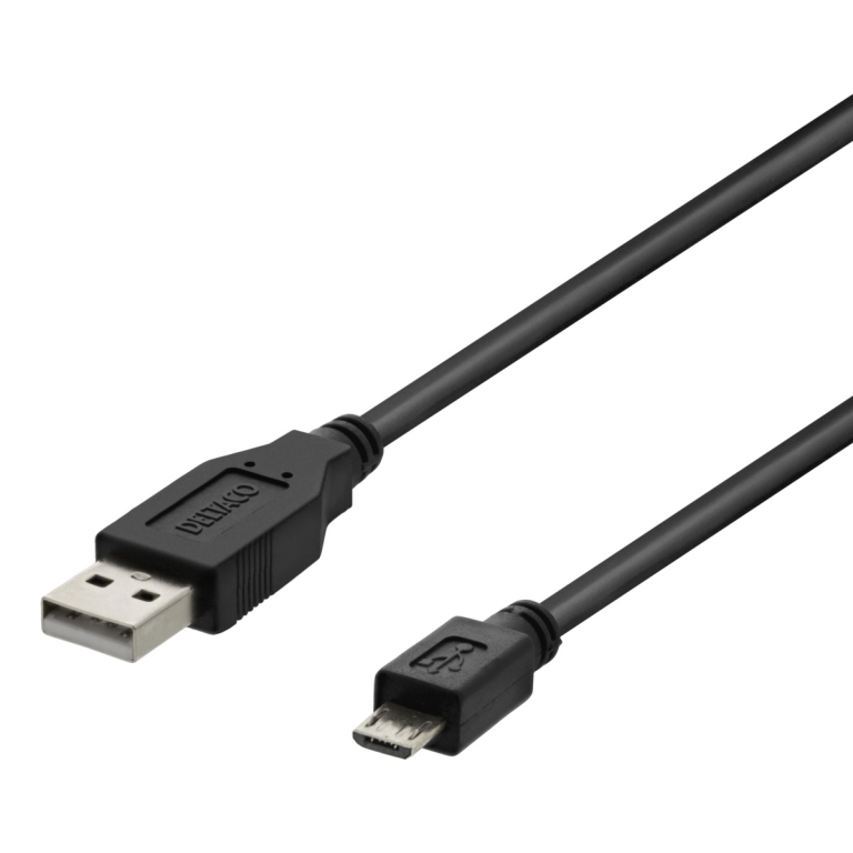 Deltaco Καλώδιο Φόρτισης USB-A σε Micro USB 1m