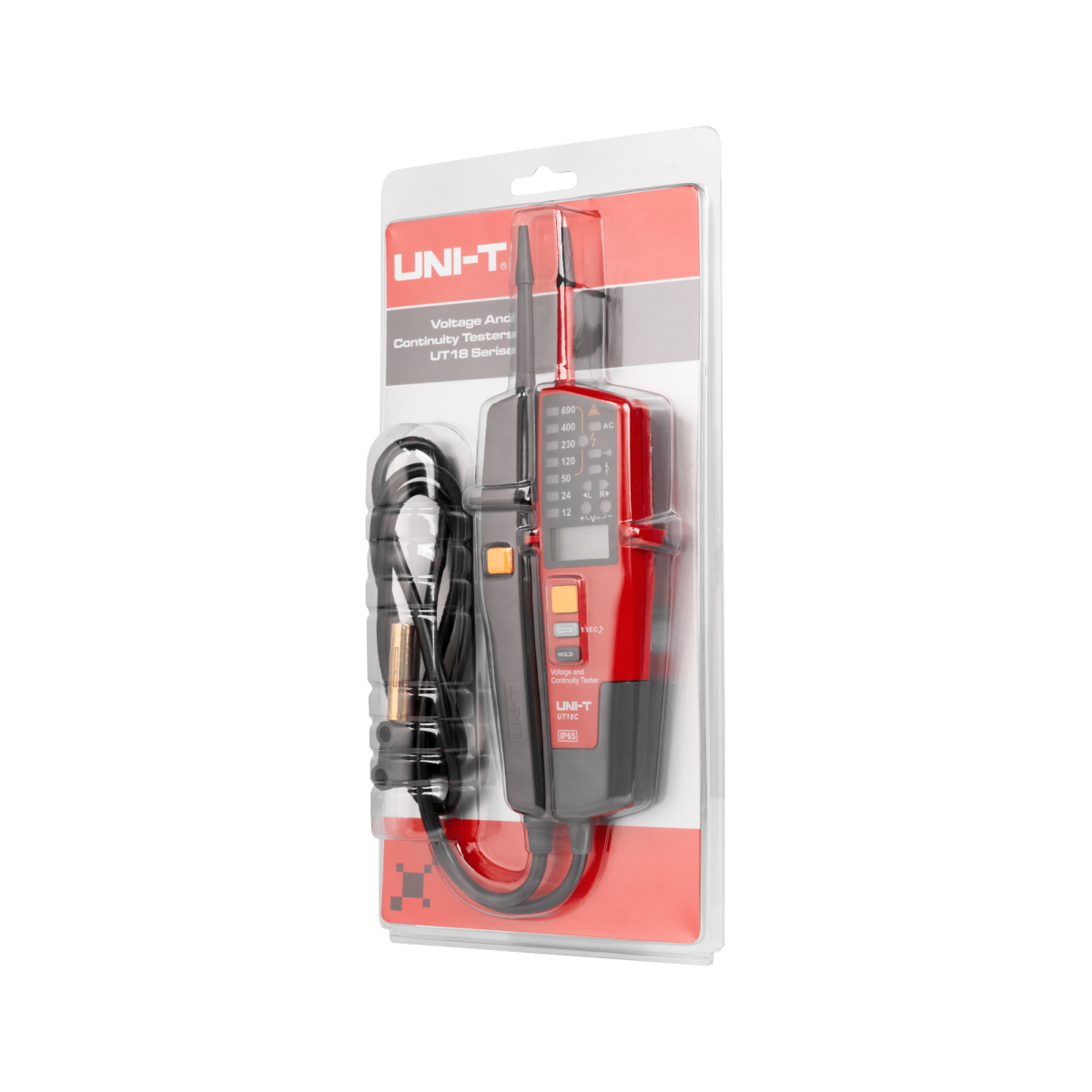 Uni-T Ανιχνευτής Τάσης UT18C AC/DC με Εύρος Μέτρησης 12 - 690V MIE0195 - Image 4