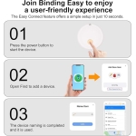 Mini GPS Tracker Smart Finder Loshall Tag Λευκό