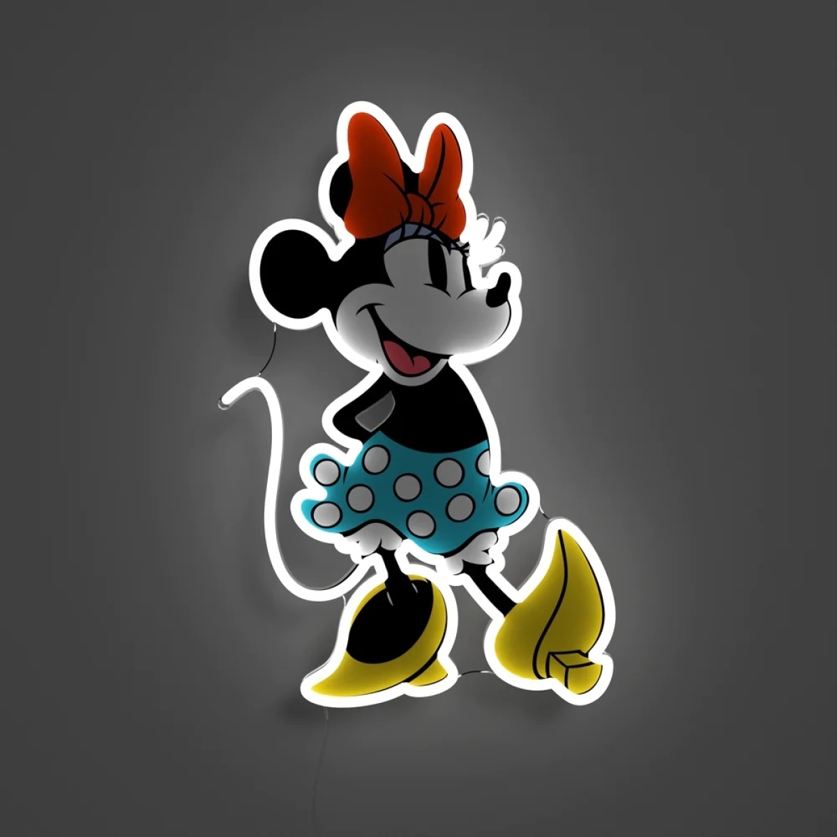 Yellowpop Διακοσμητικό Φωτιστικό Τοίχου LED Neon Disney Minnie Full Body 24.5X37.3cm USB A Cable YPDI-MIN-FBO - Image 2
