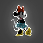 Yellowpop Διακοσμητικό Φωτιστικό Τοίχου LED Neon Disney Minnie Full Body 24.5X37.3cm USB A Cable YPDI-MIN-FBO - Image 2