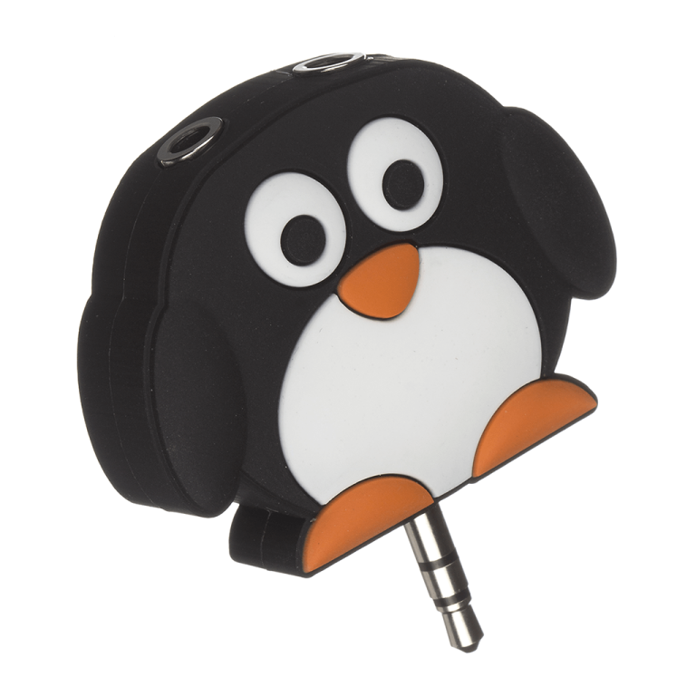 MY DOODLES Splitter για Ακουστικά Penguin DDSPLPEN