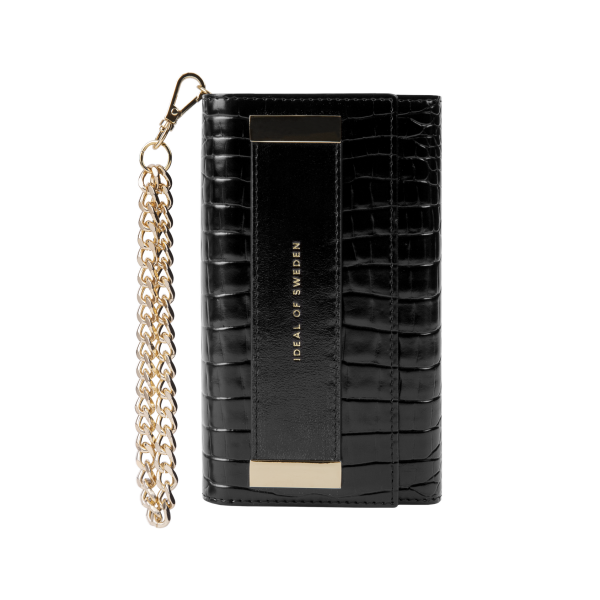 IDEAL OF SWEDEN Θήκη πορτοφόλι iPhone X/XS/11 Pro  Neo Noir Croco Studio Clutch IDSTCAW20-1958-236