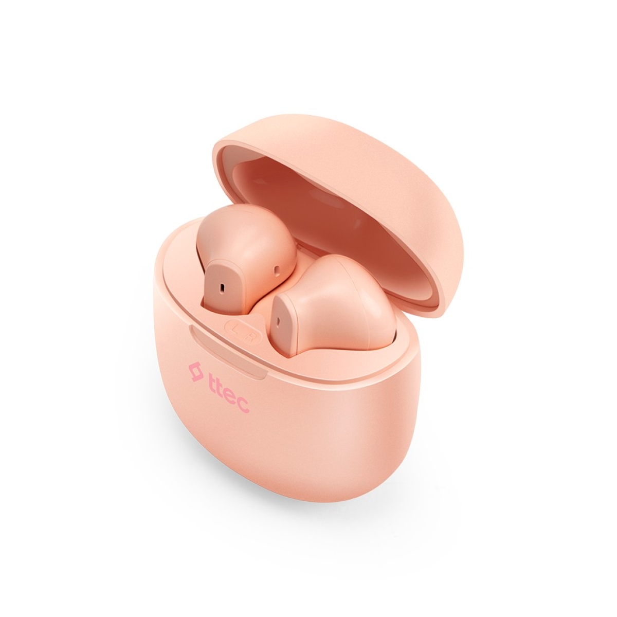 ttec AirBeat Nova TWS Ασύρματα Bluetooth Ακουστικά,Ρόζ - Image 3