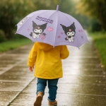 Παιδική Ομπρέλα Μπαστούνι, Kuromi – Μωβ