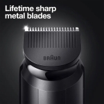 Braun Beard Trimmer 5 Σετ Επαναφορτιζόμενης Κουρευτικής Μηχανής Γκρι BT5360 - Image 3