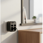 Πολύπριζο 4 Θέσεων με 6 Θύρες Φόρτισης 3500W Andowl Q-PX320 Μαύρο - Image 2