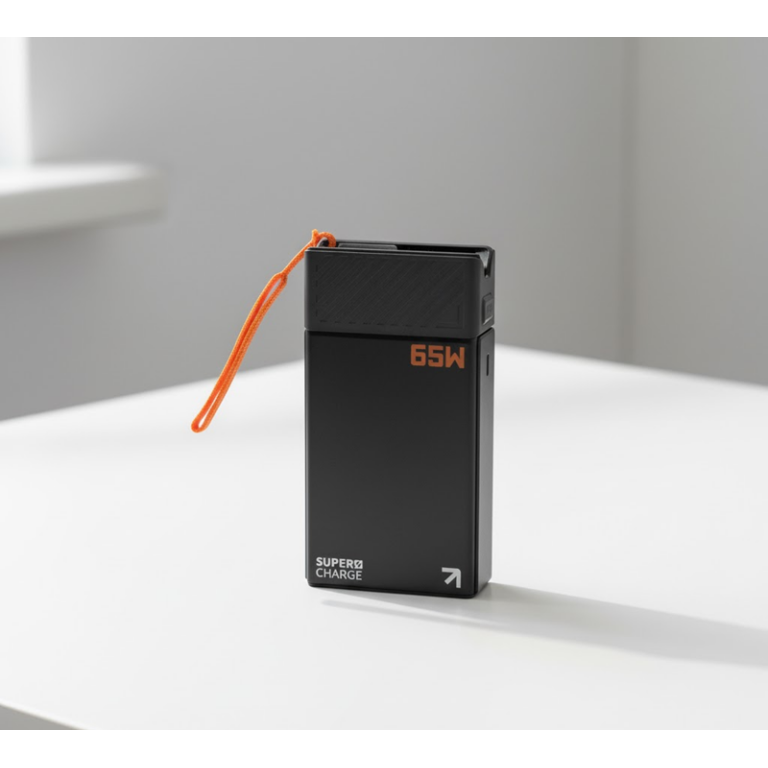 Power Bank Γρήγορης Φόρτισης 65W 50000mAh Με Ένδειξη Οθόνης Moxom MX-PB187 Μαύρο