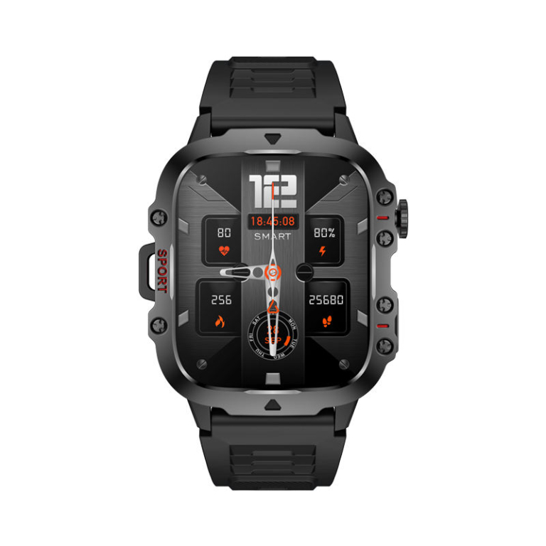 Ψηφιακό Ρολόι Smartwatch Bluetooth με Αθλητικές Λειτουργίες SW-5 Μαύρο