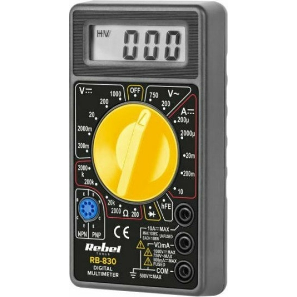 Rebel Ψηφιακό Πολύμετρο RB-830 MIE-RB-830
