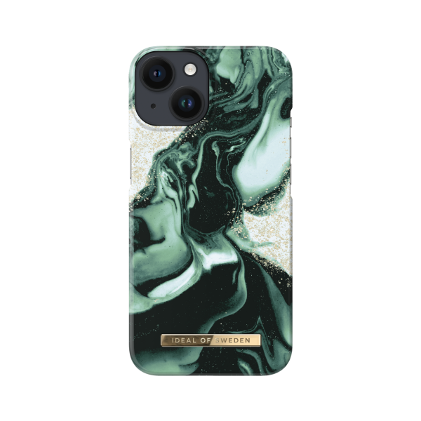 IDEAL OF SWEDEN Θήκη Fashion Case iPhone 13/14 Golden Olive Marble IDFCAW21-I2261-320