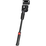 Ρυθμιζόμενο Μονό Σταντ Ποδηλάτου Αλουμινίου 20–27'' Μαύρο