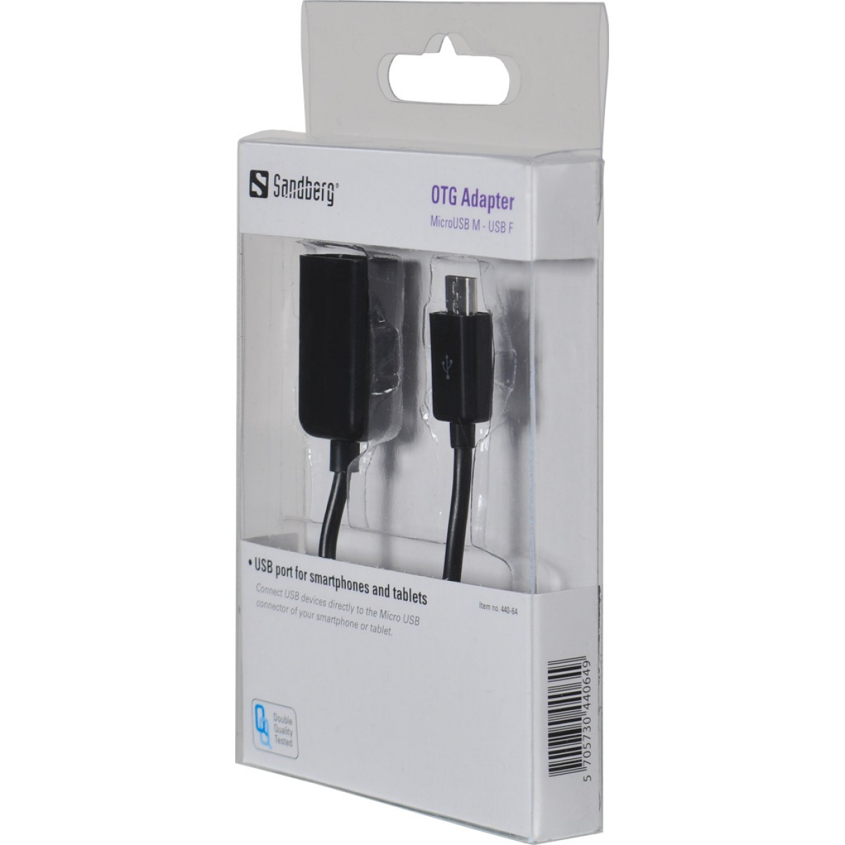 SANDBERG OTG Adapter MicroUSB M - USB F 440-64 - Image 2