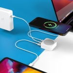 OneAdaptr MacMate Ασύρματο Charge Pad για Type C Φορτιστή MacBook Λευκό MM-W01W - Image 4