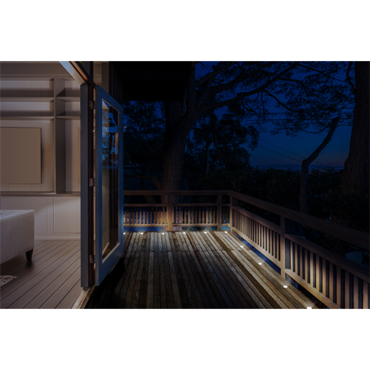 Deltaco Smart Home Σετ Φώτα Βεράντας Decklight kit 100-240V SH-DLK01 - Image 2