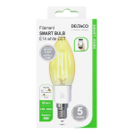 Deltaco Smart Home Λάμπα LED E14 WiFI 4.5W 1800K-6500K SH-LFE14C35 - Image 2