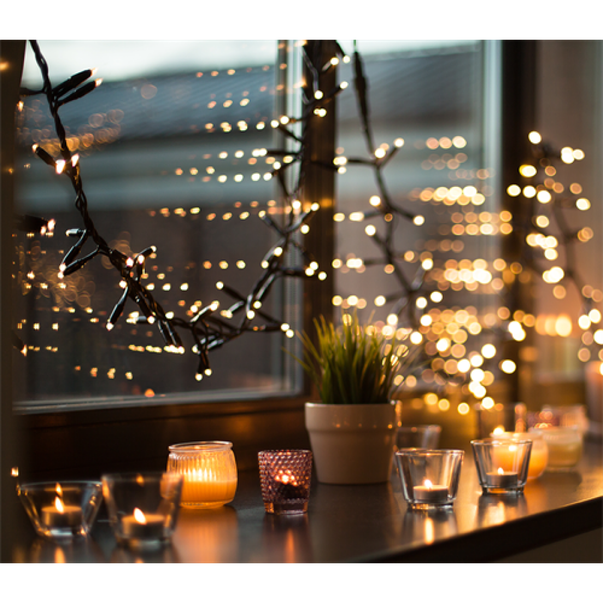Deltaco Smart Home WiFi Χριστουγεννιάτικα Λαμπάκια Γιρλάντα LED 10m 80 led adapter IP44WW SH-LW10M - Image 3