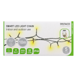 Deltaco Smart Home WiFi Χριστουγεννιάτικα Λαμπάκια Γιρλάντα LED 10m 80 led adapter IP44WW SH-LW10M - Image 4