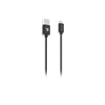 Baykron Καλώδιο Smart USB 2.0 male σε Micro USB male Charge & Sync 5V 10W 2A Μαύρο 1.2m BKR-SL-MU-BLK1.2 - Image 3
