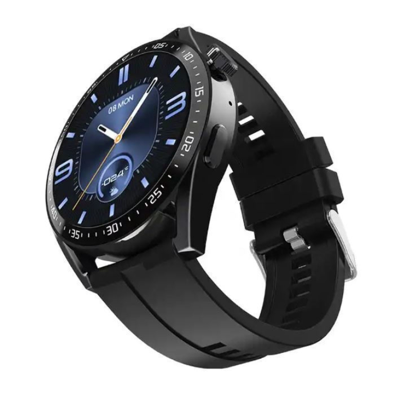 Smartwatch με Ελληνικό μενού, NFC Μαύρο HW23 PRO