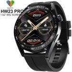 Smartwatch με Ελληνικό μενού, NFC Μαύρο HW23 PRO