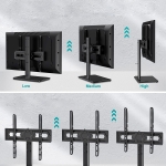 Cabletech Επιτραπέζια Βάση Τηλεόρασης 32"-55" έως 40kg Μαύρη UCH0022-S - Image 4