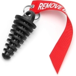 Τάπα Εξάτμισης 0.6"–1.5" Καουτσούκ Μαύρη