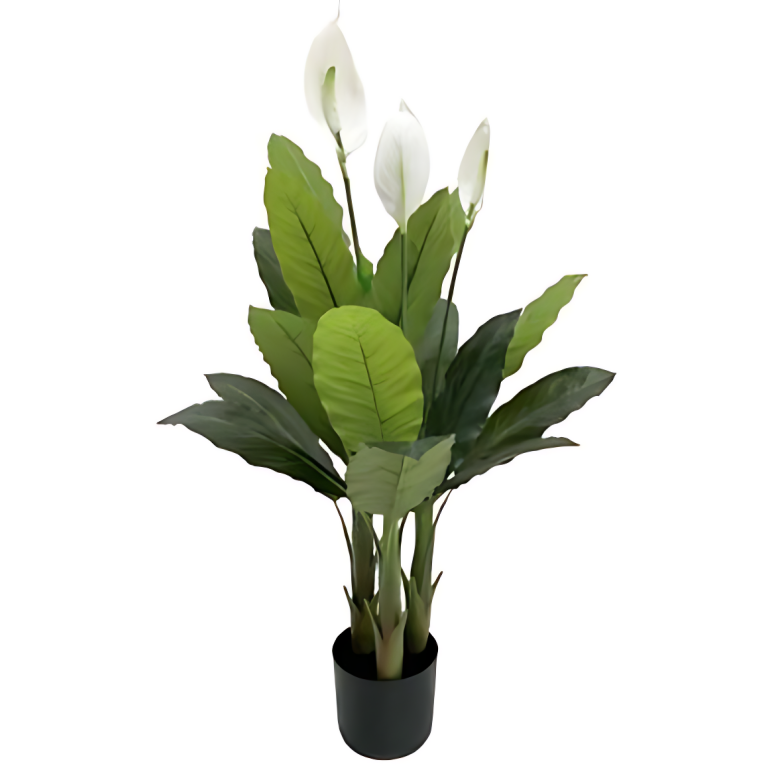 Τεχνητό Διακοσμητικό Φυτό Spathiphyllum 110cm Σε Γλάστρα 86926