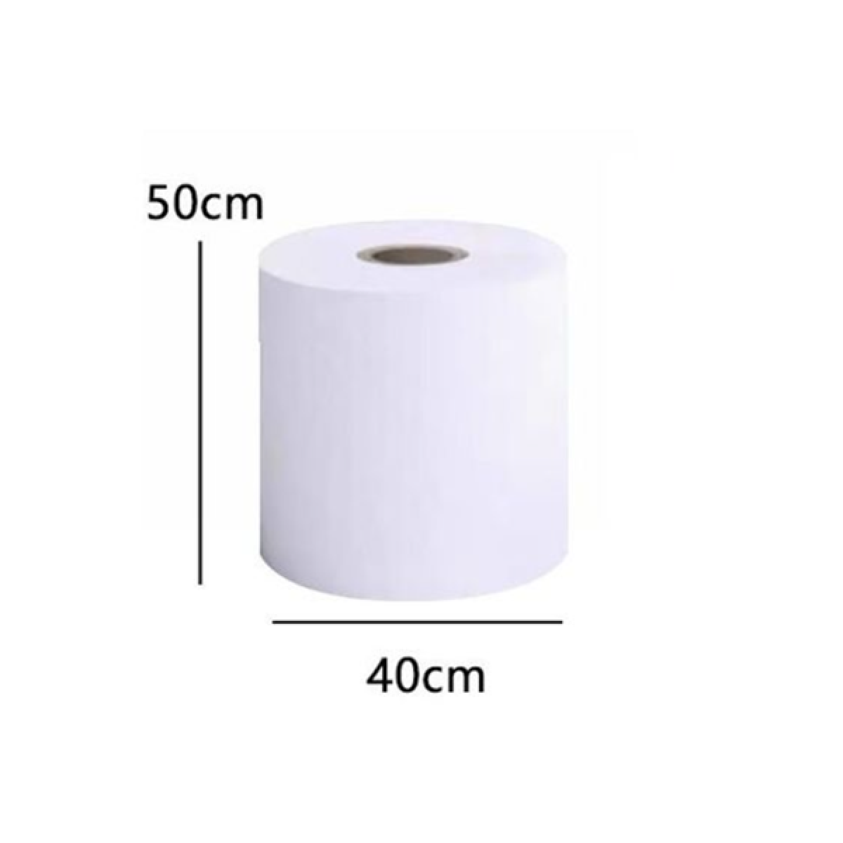 Θερμικό Ρολό Χαρτοταινία 10τμχ 50x40cm Λευκό SDS-27598 - Image 2