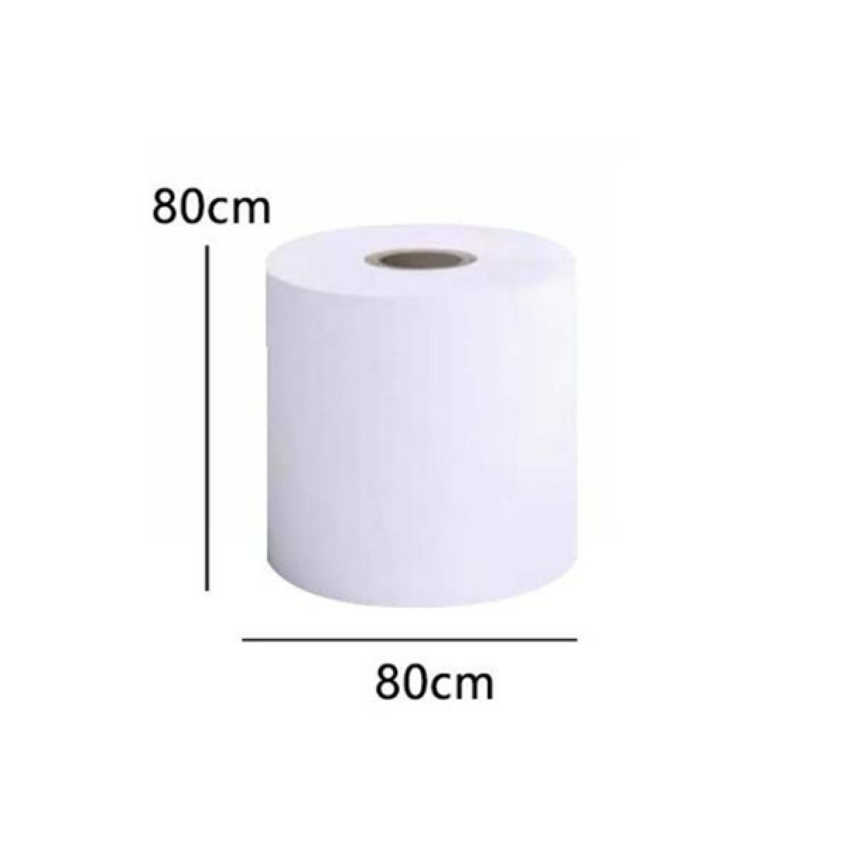 Θερμικό Ρολό Χαρτοταινία 5τμχ 80x80cm Λευκό SDS-27595 - Image 2