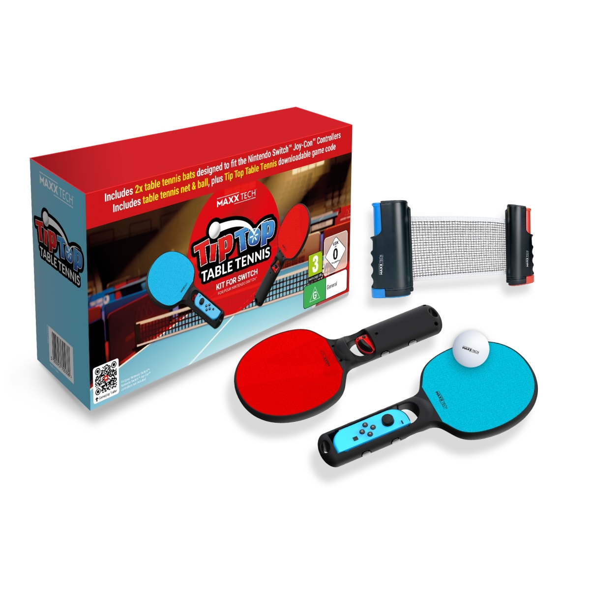 Maxx Tech Tip Top Table Tennis Kit για Nintendo Switch MXT-TTTT-CIB - Image 2