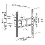 Cabletech Βάση TV για Οθόνες 32-55 ιντσών LPA52-443 UCH0204 - Image 2