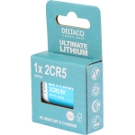 DELTACO Ultimate Μπαταρία Λιθίου 6V 2CR5 1 τεμάχιο Οικολογική FSC Συσκευασία ULT-2CR5-1P
