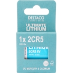 DELTACO Ultimate Μπαταρία Λιθίου 6V 2CR5 1 τεμάχιο Οικολογική FSC Συσκευασία ULT-2CR5-1P - Image 4