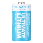 DELTACO Ultimate Μπαταρία Λιθίου 3V CR123A 1 τεμάχιο Οικολογική FSC Συσκευασία ULT-CR123A-1P - Image 2