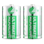 Deltaco Ultimate Αλκαλικές Μπαταρίες 1.5V LR20/D 2 τεμάχια Ecolabel ULT-LR20-2P - Image 4