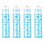 DELTACO Ultimate Μπαταρίες Λιθίου 1.5V LR03/AAA 4 τεμάχια Οικολογική FSC Συσκευασία ULT-R03LI-4P - Image 2
