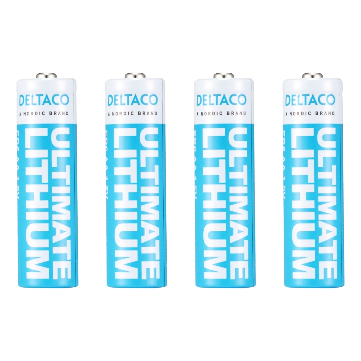 DELTACO Ultimate Μπαταρίες Λιθίου 1.5V LR6/AA 4 τεμάχια Οικολογική FSC Συσκευασία ULT-R6LI-4P - Image 2